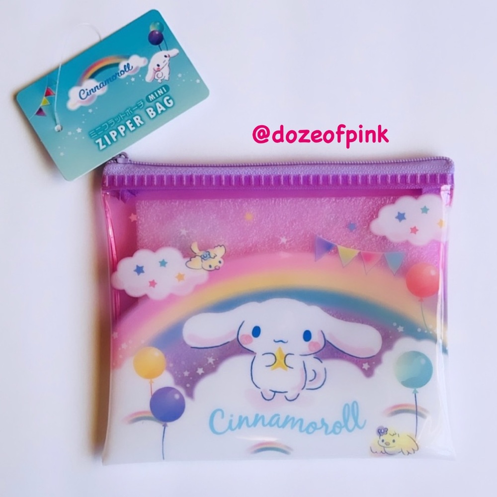 SANRIO CINNAMONROLL ZIPPER POUCH